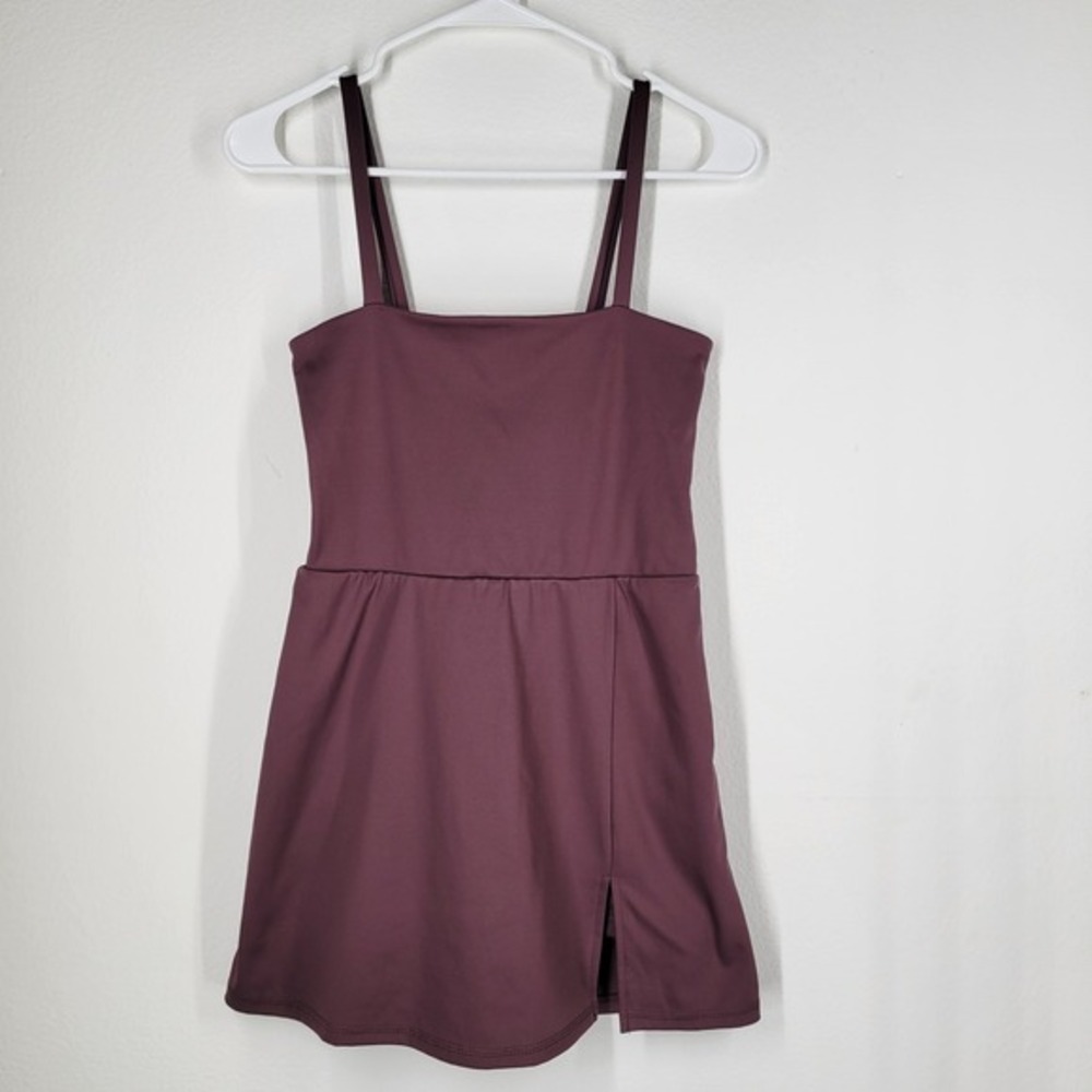Aeropostale Plum Flex Square Neck Tennis Mini Dress Shorts Skort Size XS